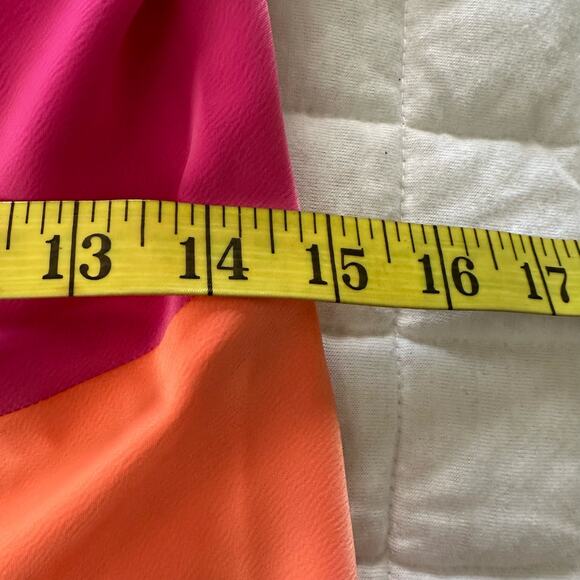 YAS Womens Slip Dress Color Block Midi Satin Spring Party Cocktails Evening | M - Picture 9 of 11